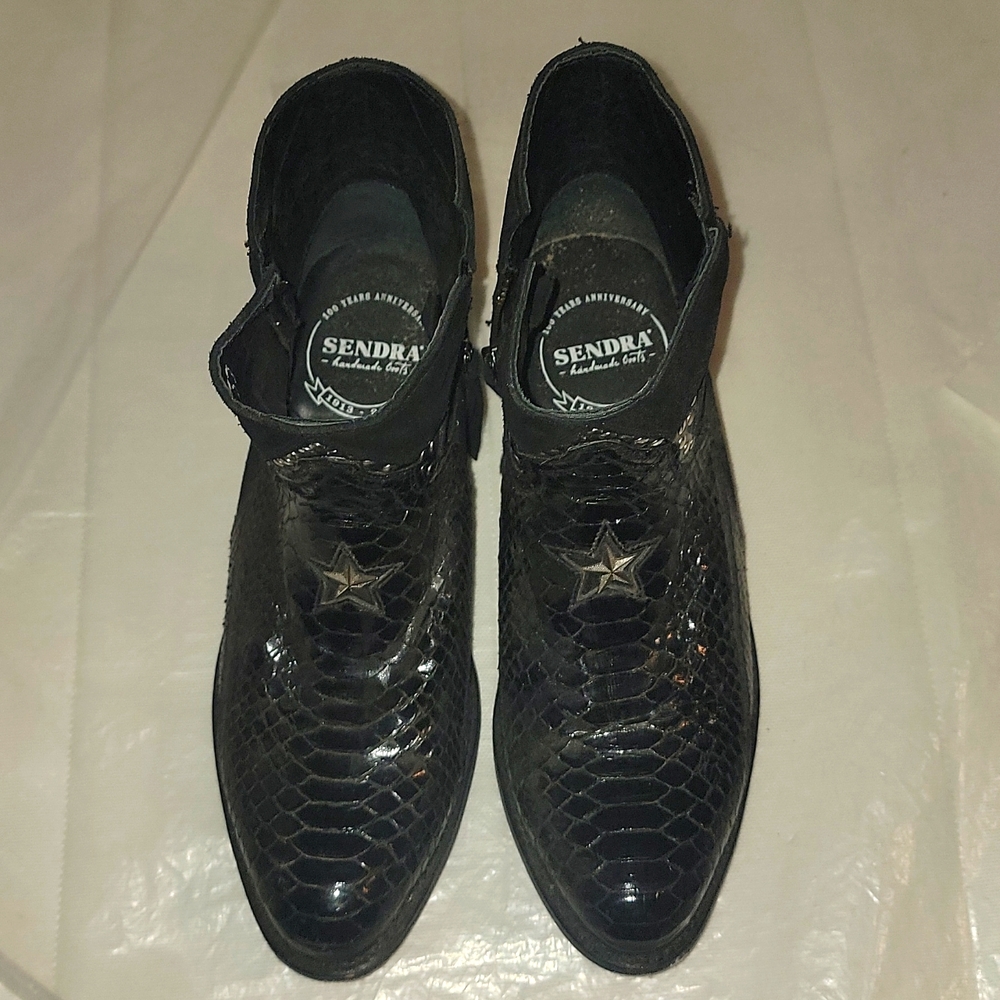 Sendra Black Ankle Boots